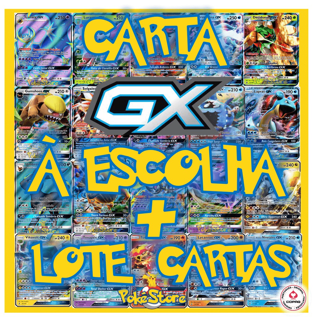 Lote de 13 Cartas Pokemon do Tipo Elétrico.