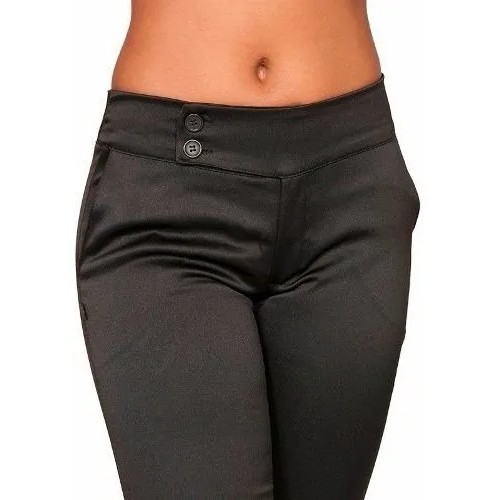 Calça feminina hot sale poliester com elastano