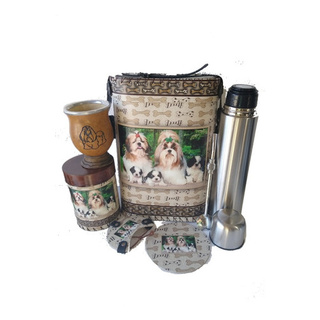 Combo Chimarrão Kit Cachorro Shitzu Completo 1 Litro