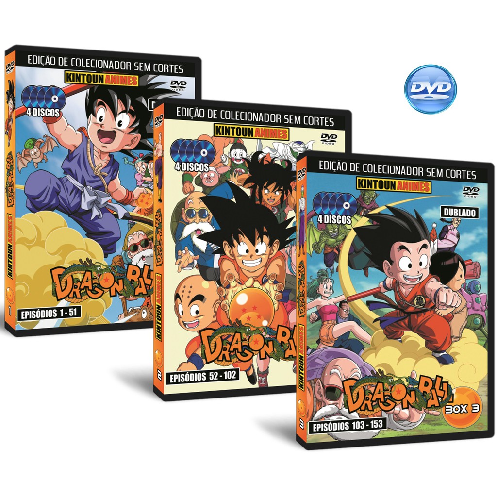 Dragon Ball Clássico Série Completa E Dublada Em Dvd HD