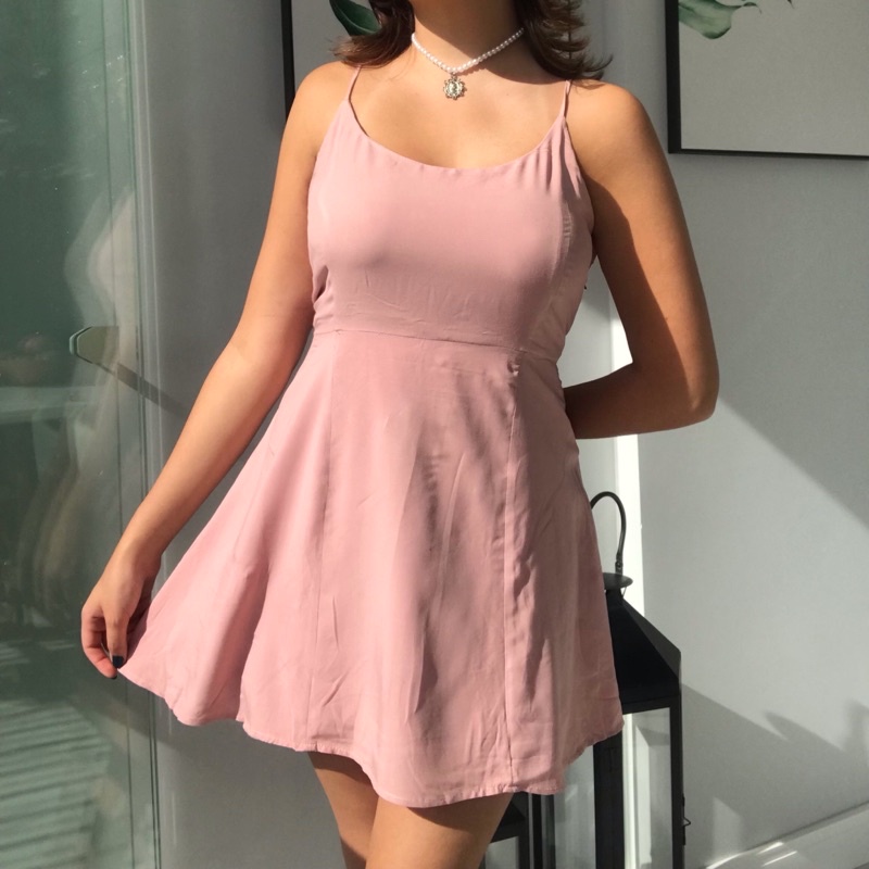 Forever 21 hot sale vestido rosa