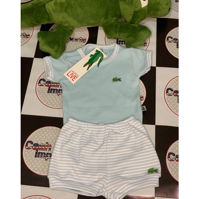 conjunto Lacoste para bebê