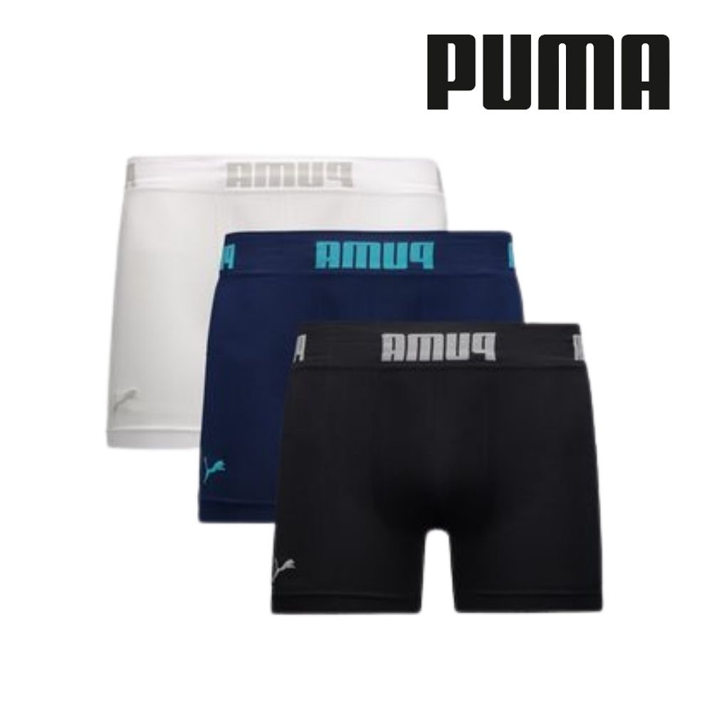 Kit Com 4 Cuecas Box Boxer Puma Sem Costura Promocao