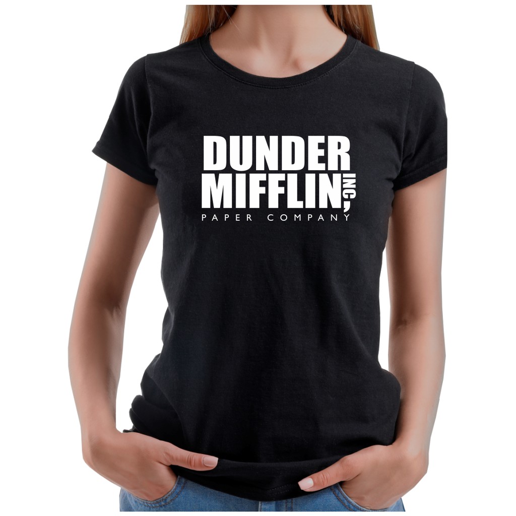 Baby Look The Office Dunder Mifflin  Estampas fashion, Camisetas  personalizadas, Camisetas engraçadas