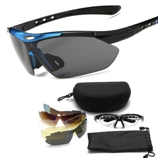 Óculos De Sol De Sol De Bicicleta Com Lente / 5 Lentes Para Bicicleta / Uso Externo