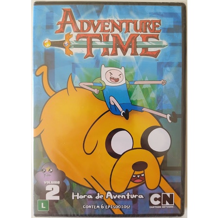 Dvd Adventure Time - Hora de Aventura - 2 temporada Vol 1 em Promoção na  Americanas