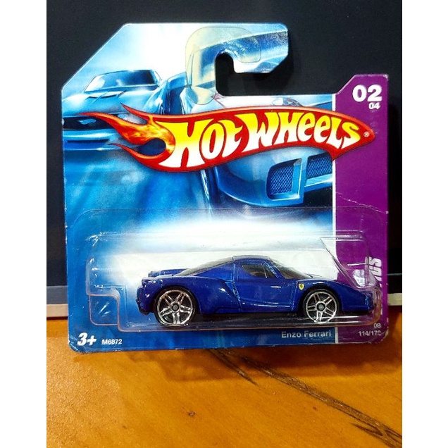 Hot Wheels Enzo Ferrari Nightburnerz Bleue - Échelle 1:64 - Modèle A12