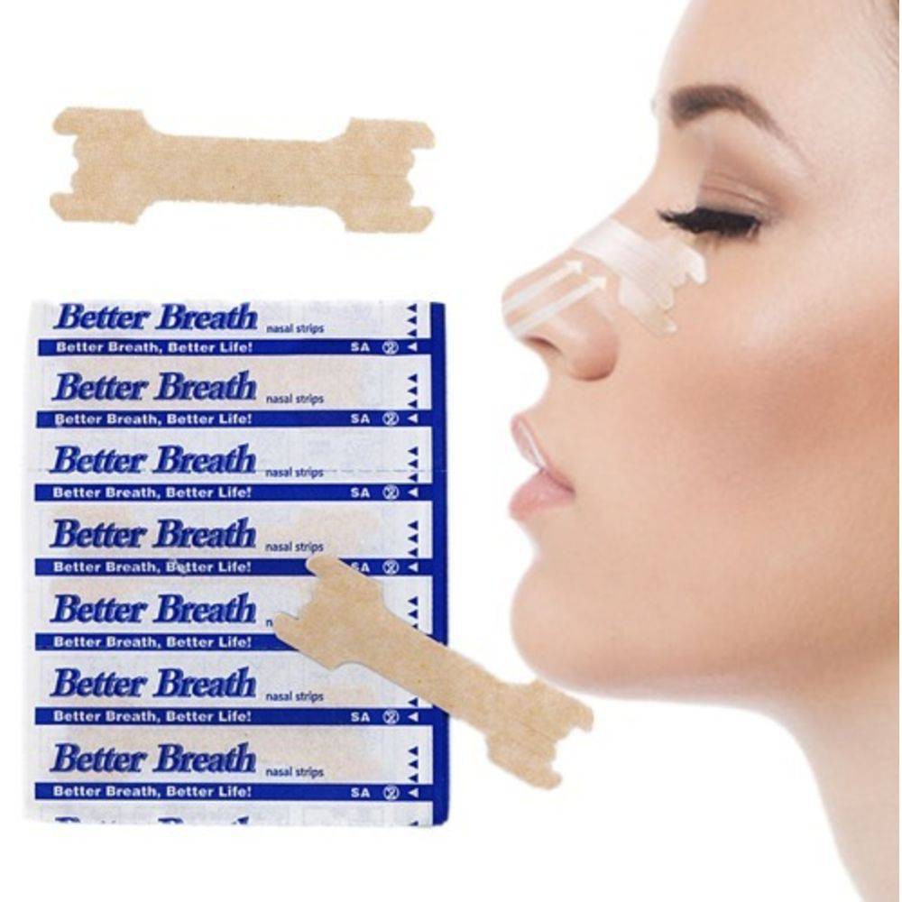 Respire Melhor 10 Pçs Adesivo Nasal Better Breath Dilatador Antirronco / Tira de Nariz para Parar de Roncar