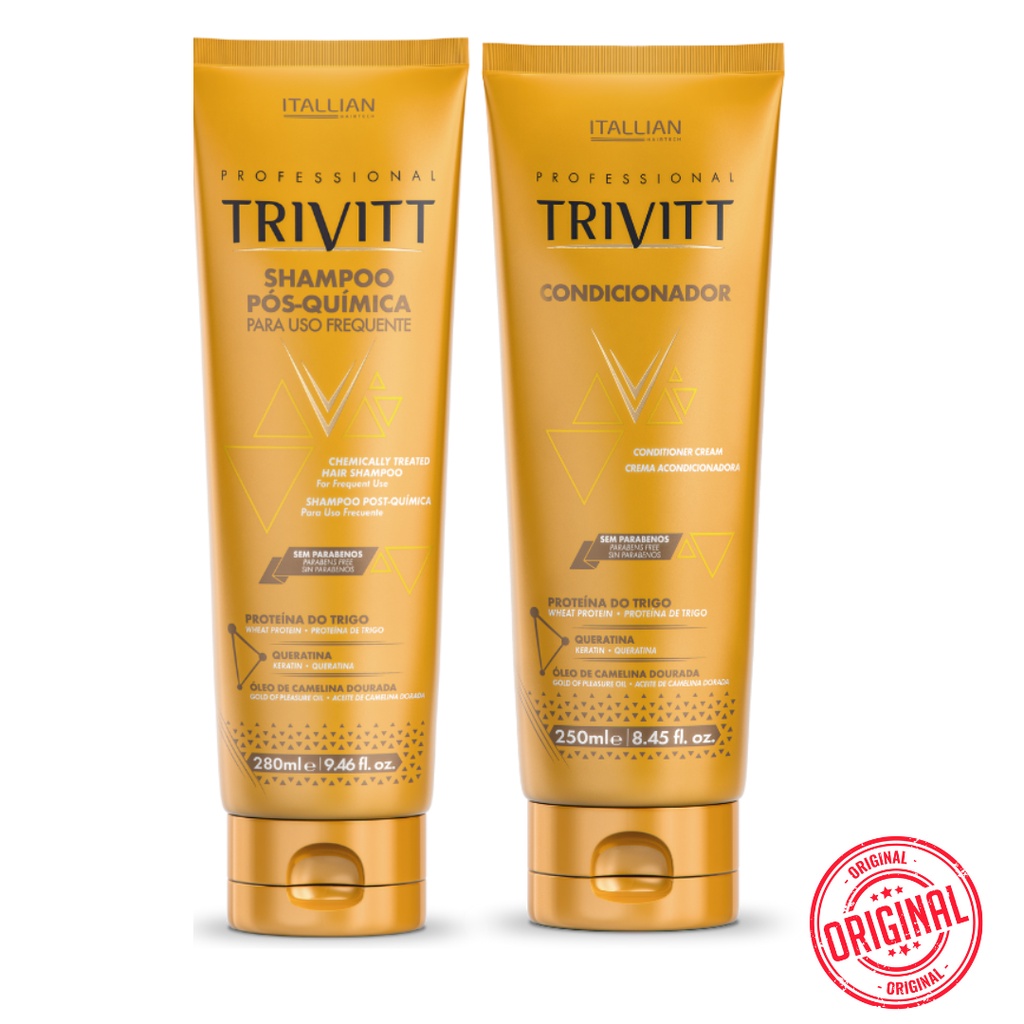 Combo Trivitt (01 Shampoo 280ml + 01 Condicionador 250ml) | Shopee Brasil