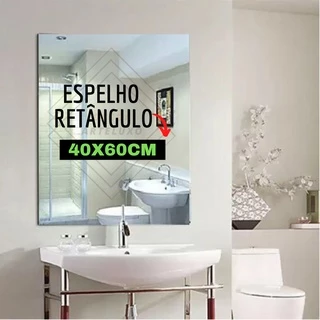 Espelho Decorativo Retangular de Parede Imagem PERFEITA