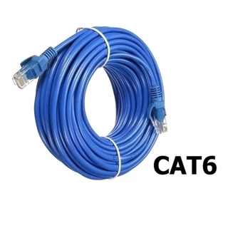 Cabo De Internet Cat6 Rj45 Ethernet Lan Giga 10/1000 30 Metros