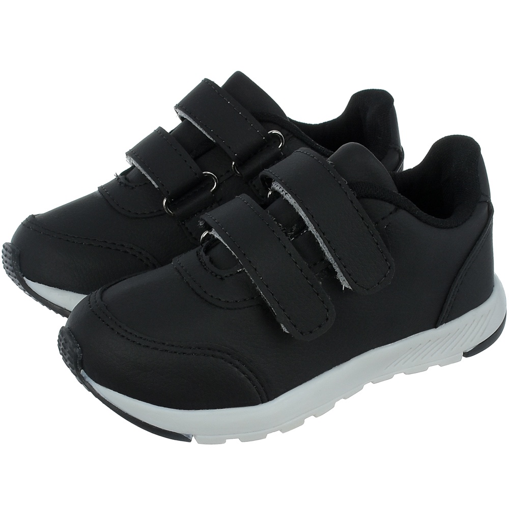 Sapato escolar hot sale preto infantil