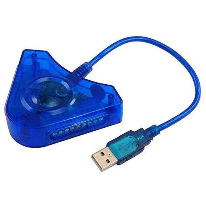 Controle Compatível Com PlayStation 2 Com Fio Para Video Game Com Vibração  E Conexão USB Analógico Compatível Com Computador Preto LINHA PREMIUM DUPIN