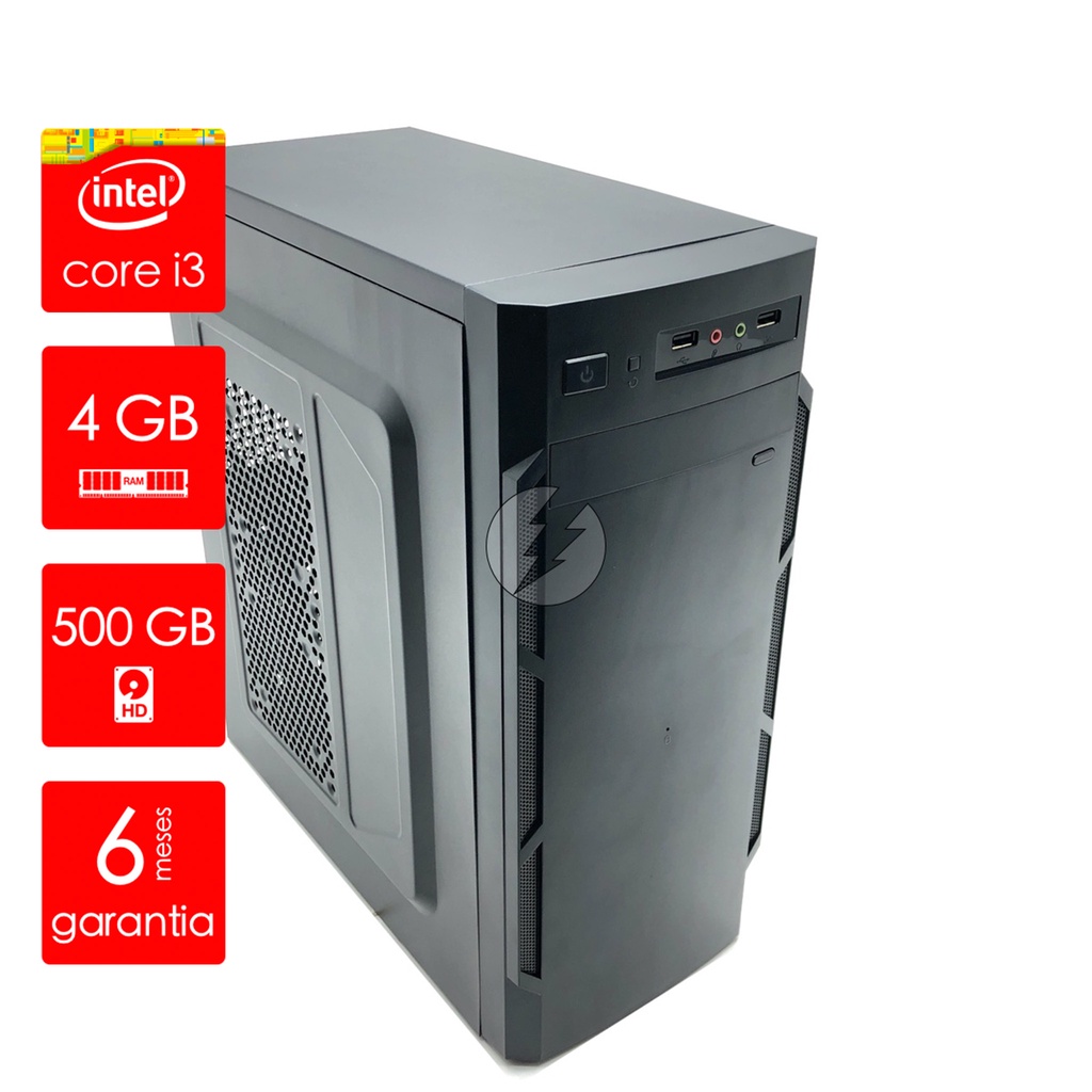 Computador Intel Core i3-550 3.20Ghz, 4GB, 500GB de HD c