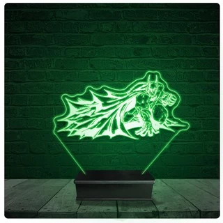 Luminária Abajur Acrílico Led - Batman 01