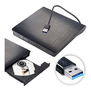 Gravador de Dvd Externo para Notebook 5 Gbps Usb 3.0 Plug Play Portátil