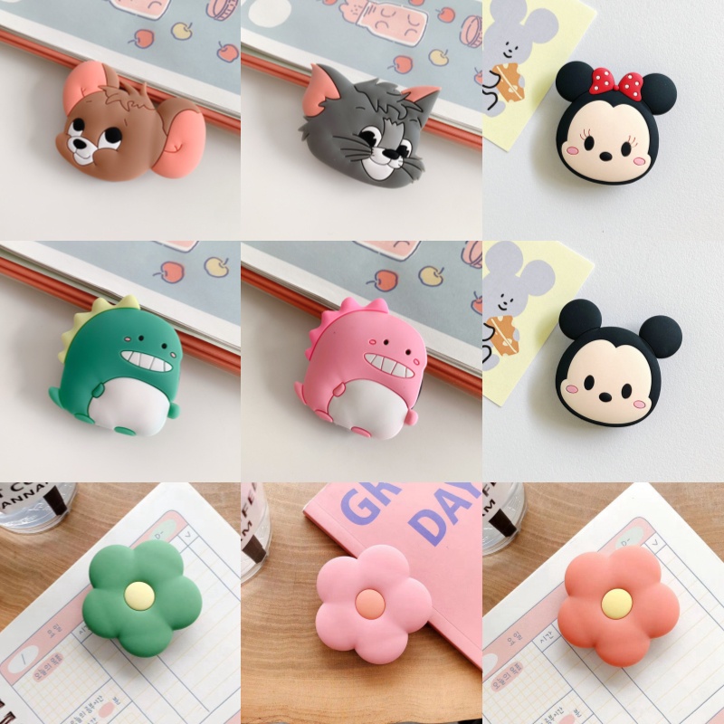 Griptok Popsocket Para Todos Os Suportes De Caixa De Telefone Tipo Cartoon Dobrável