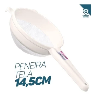 Coador Peneira Grande Tela Nylon Plastico Sanremo 14,5cm