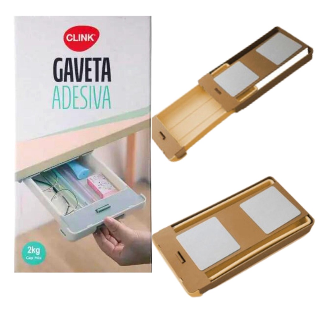 Gaveta Adesiva Secreta Organizadora Multiuso Premium | Shopee Brasil