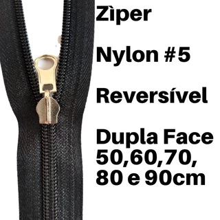Zíper Reversível Nylon Grosso Destacável 2 und vários tamanhos