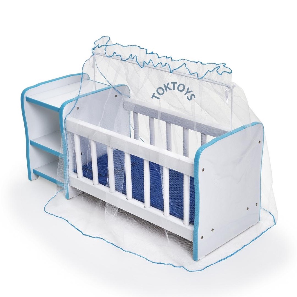 Berço De Balanço Boneca Reborn Baby Ninos Cotiplas 2426