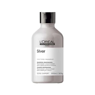 Loreal Pro Silver Shampoo Rn21 300ml em Oferta na Shopee