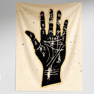 Bandeira Tapeçaria de parede palma mão