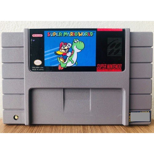 Cartucho Fita Jogo Super Mario World Super Nintendo Snes em