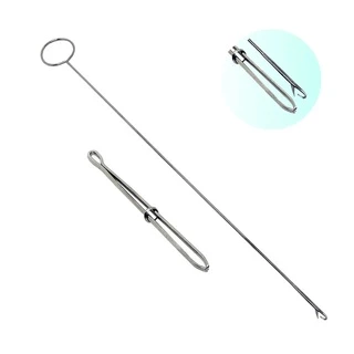 Passador De Cordão E Elástico + Virador Vies Costura Roletê