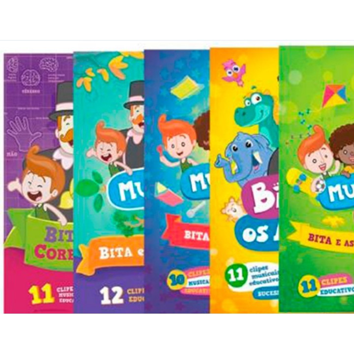 DVD Mundo Bita - Coleção Completa 5 DVDs