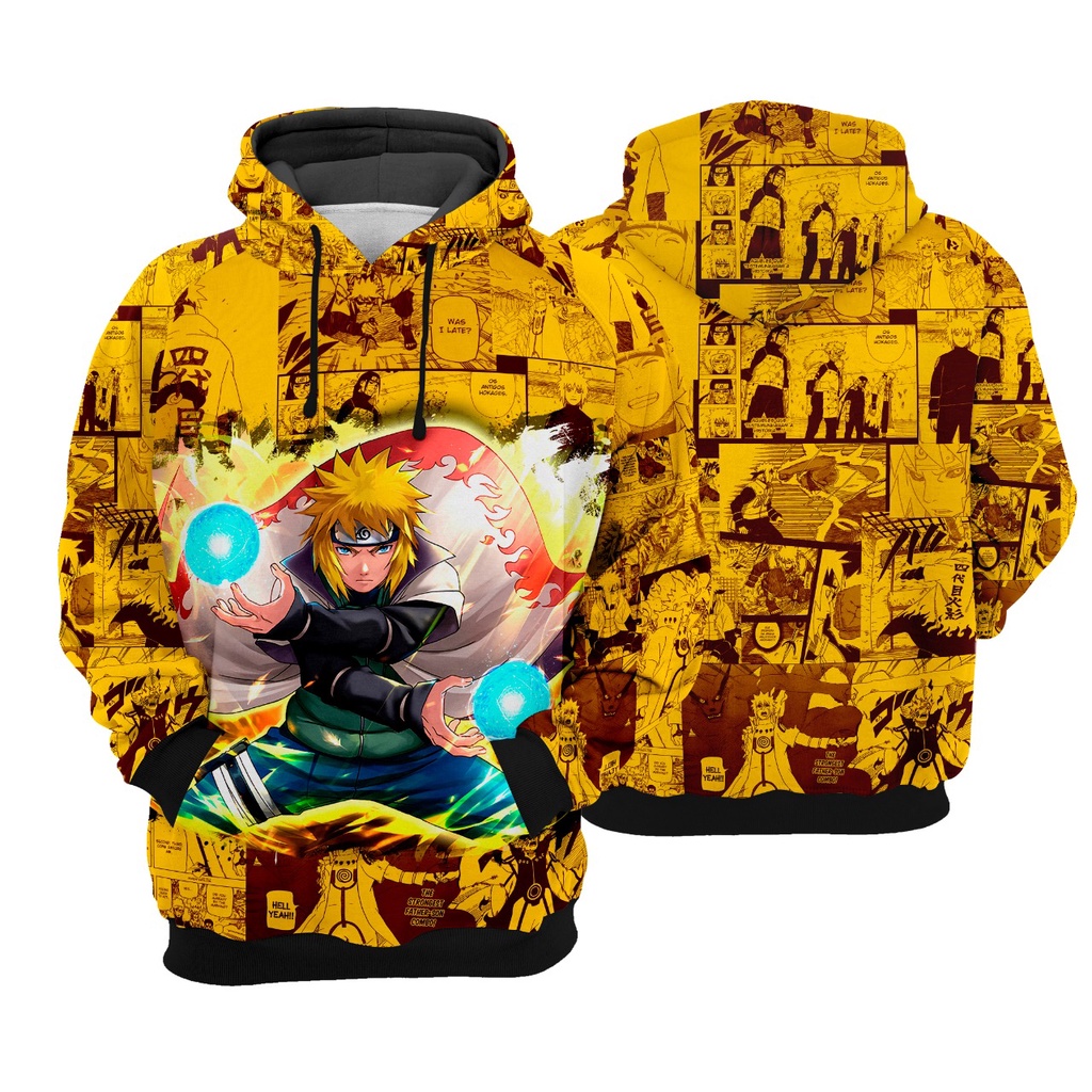 Blusa De Moletom Narutoo Boruto Anime Desenho Casaco - Estampado