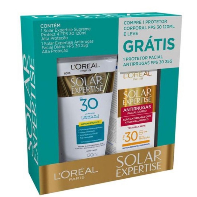 Kit Loreal Protetor Solar Corporal Solar Expertise Fps Ml