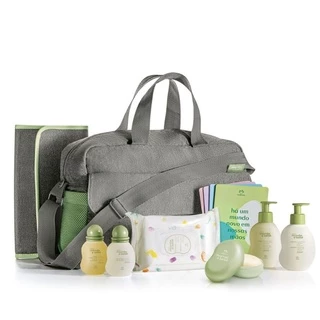 Kit Mamãe e Bebê Natura com Bolsa Shampoo Água de Colônia
