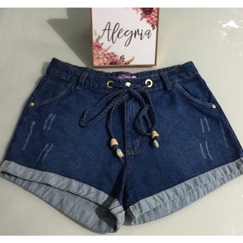 Shorts boyfriend cintura alta sales