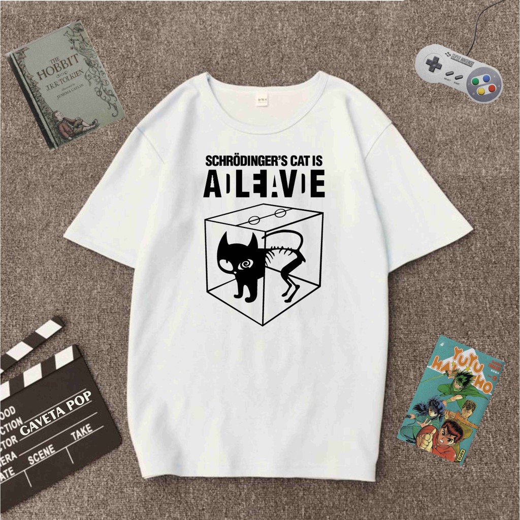 Camiseta Gato de Schrodinger Ciencia Schrodinger Cat Fisica Shopee Brasil