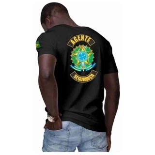 Camiseta Agente Segurança com seu nome gravado