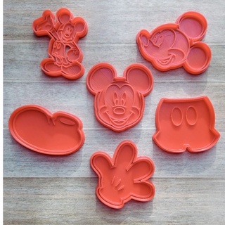 Cortador de Biscoito Mickey Forma de Pasta Americana