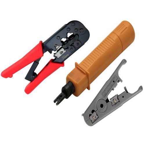 KIT alicate grimpar RJ45 e PUNCH DOWN e DECAPADOR | Shopee Brasil