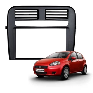 Moldura Multimídia DVD 1/2 Din Fiat Punto
