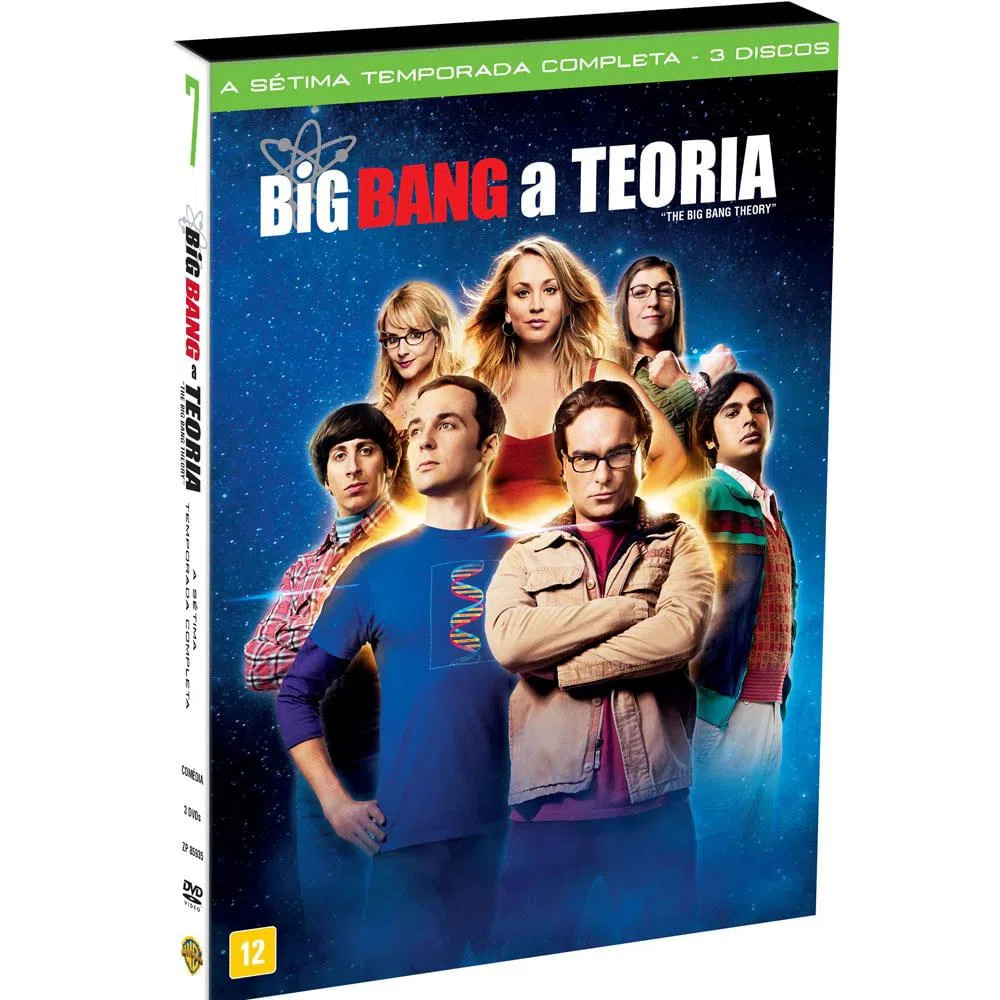 DVD - Big Bang a Teoria - 7ª Temporada Completa - 3 Discos | Shopee Brasil