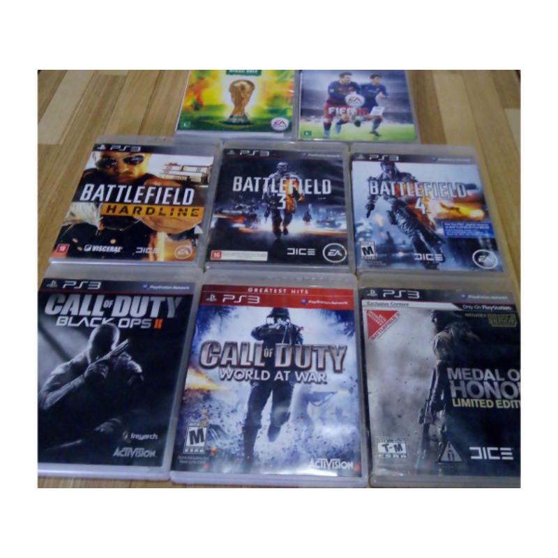 Combo / Kit / Lote 11 Jogos - Ps3, Jogo de Videogame Jogos - Ps3 Originais  Nunca Usado 57742312