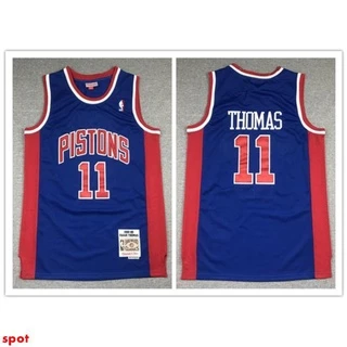 Jm3m ❤ Camisa Nba Detroit Pistons No . 11 Thomas Esportiva De Basquete/20211228