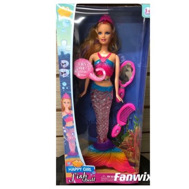 Vestido Encantado Barbie Sereia Glitter Luxo - Transforme sua Princesa em  uma Barbie Sereia!