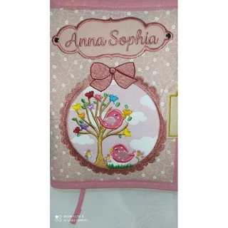 porta documentos bebê, capa caderneta vacinas, vacinação, capinha, bordado personalizado com nome em Oferta na Shopee