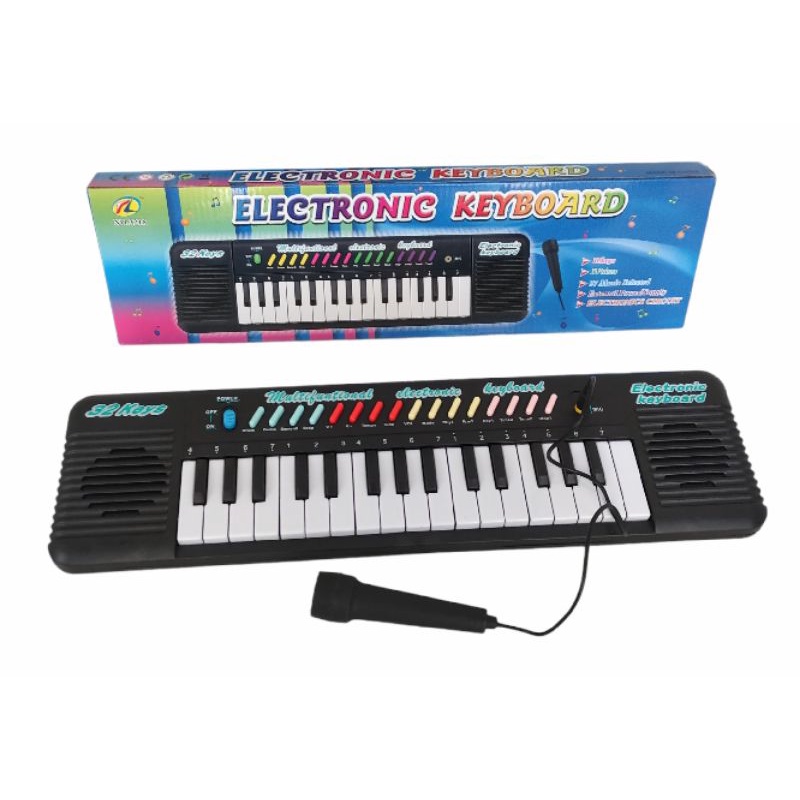 Teclado Piano Com Microfone Infantil