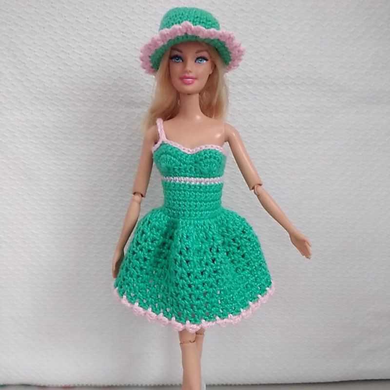 Roupa Para Boneca Barbie De Flamingo Com Chapeu E Suco