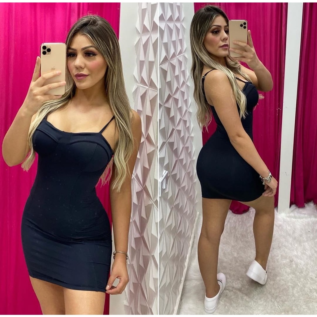 Vestido 2024 retro preto