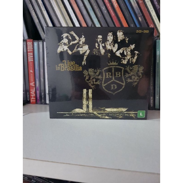 kit box - DVD + CD DUPLO RBD LIVE IN BRASÍLIA - LACRADO DE FABRICA ...