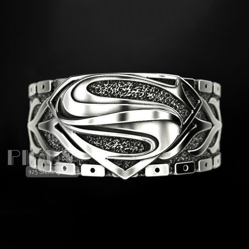 Vintage store superman ring