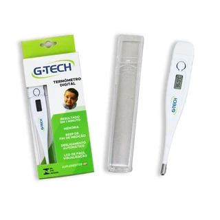 Termômetro Digital Clinico G Tech TH150 com Protetor de Acrílico em Oferta na Shopee